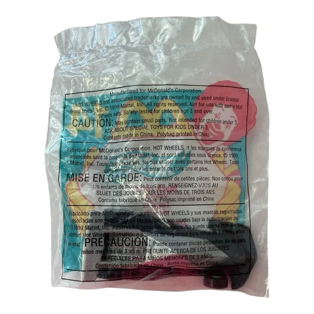 Black Track McDonald's Hot Wheels 1999 Toy‎